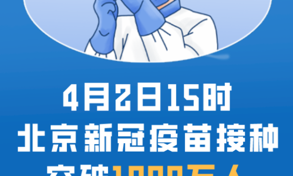 最新！北京新冠疫苗接种突破1000万人，这就是中国速度！